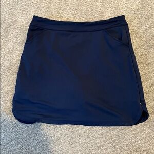 Peter Millar Navy Blue Alice Petal Skirt